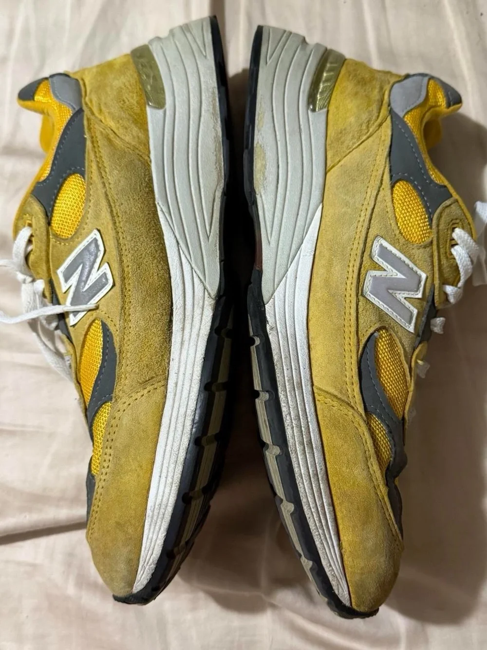 Men’s New Balance 992 M992BB Gold Cream Size 10.5 No Box